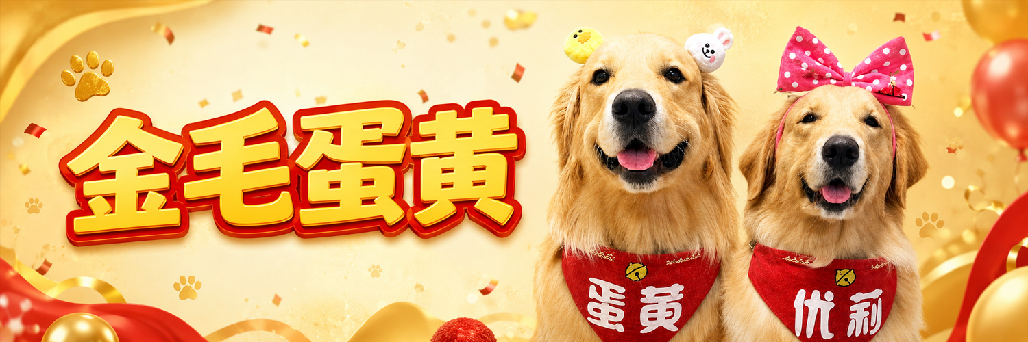 金毛蛋黄 banner
